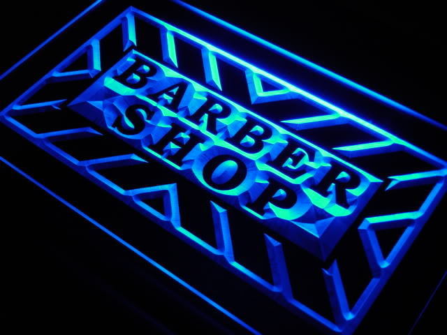 Barber Shop LED Light Sign - Click Image to Close